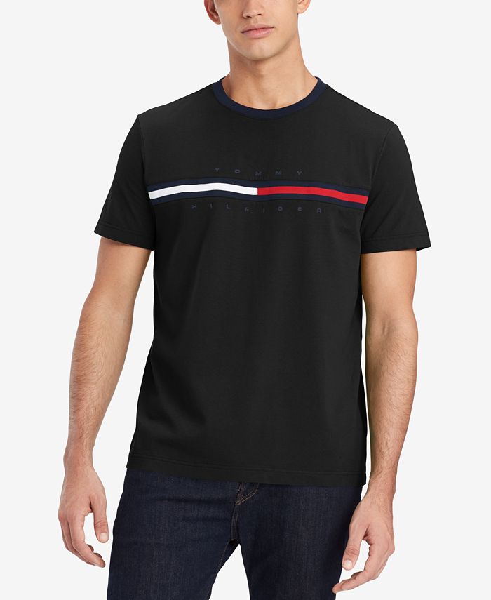 totaal Verzakking Het spijt me Tommy Hilfiger Men's Tino Logo Short Sleeve T-Shirt & Reviews - T-Shirts -  Men - Macy's