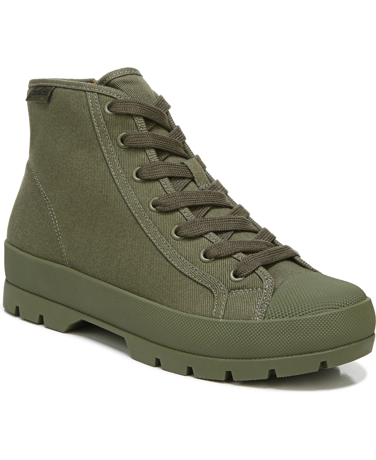 Women's Ludlow Bootie High Top Lace-Up Sneakers - Fog Twill Canvas