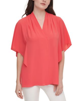 Calvin Klein - Draped V-Neck Top