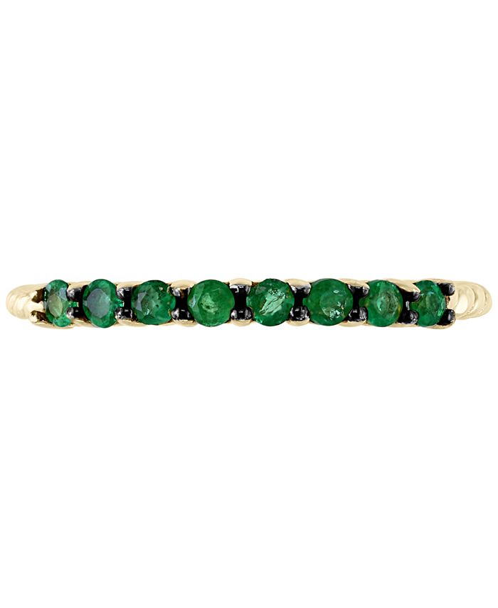 LALI Jewels - Emerald Stack Ring (1/4 ct. t.w.) in 14k Gold