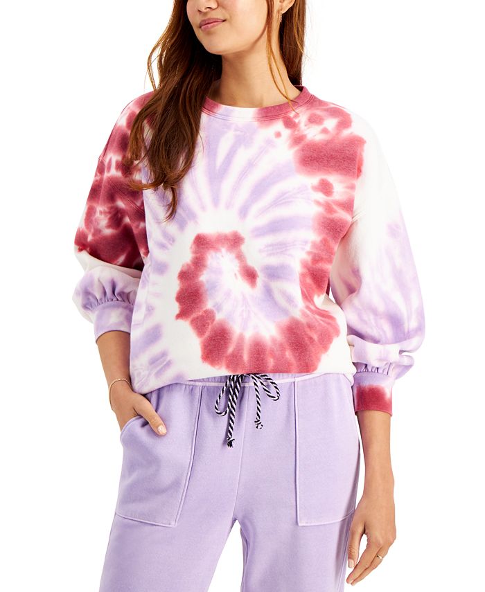 Macy's tie dye sweatshirt top