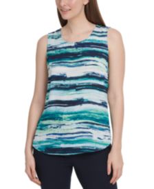 Printed Sleeveless Top