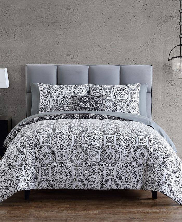 Hallmart Collectibles Amalie Reversible 12Pc. Queen Comforter Set