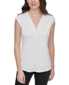 Sleeveless V-Neck Top