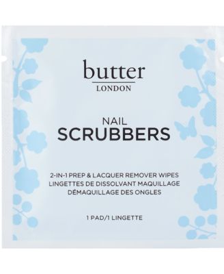 Nail Scrubbers 2-In-1 Prep & Lacquer Remover Wipes