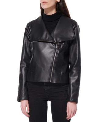 Sam Edelman Leather cheapest Jacket Motorcycle jacket black leather jacket asymmetric zip