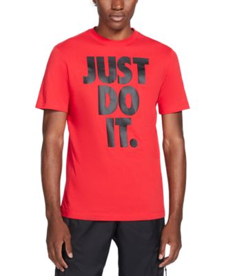 black and red just do it shirt