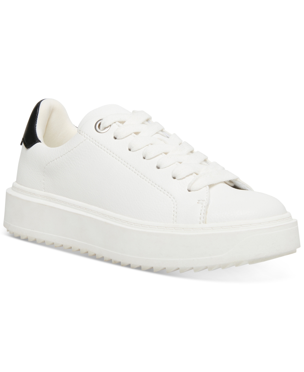 Steve Madden Gaines Platform Sneaker In White | ModeSens