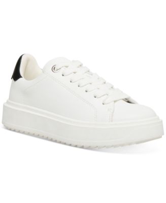 Steve Madden Women's Charlie Treaded Lace-Up Sneakers - Macy's