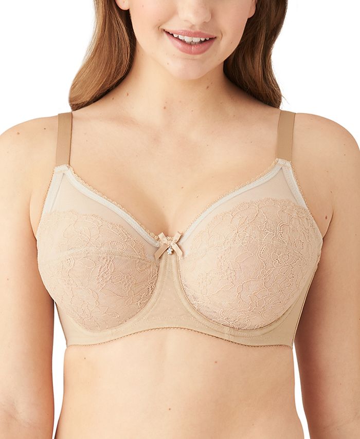 Wacoal Womens Lace Essentials Full Figure Unlined Underwire Bra :  : Clothing, Shoes & Accessories