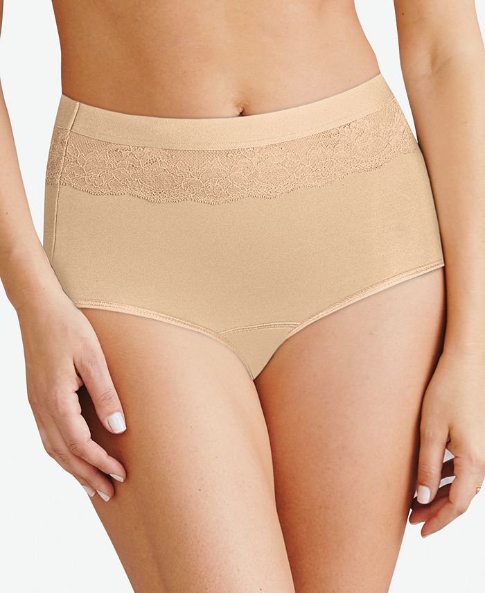 Bali Women's Beautifully Confident Brief Period Underwear With Light Leak  Protection DFLLB1 - Macy's
