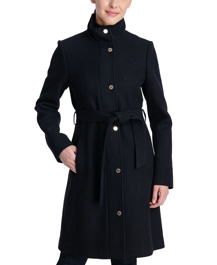 Michael Kors Women's Belted Coat, Created for Macy's & Reviews - Coats ...