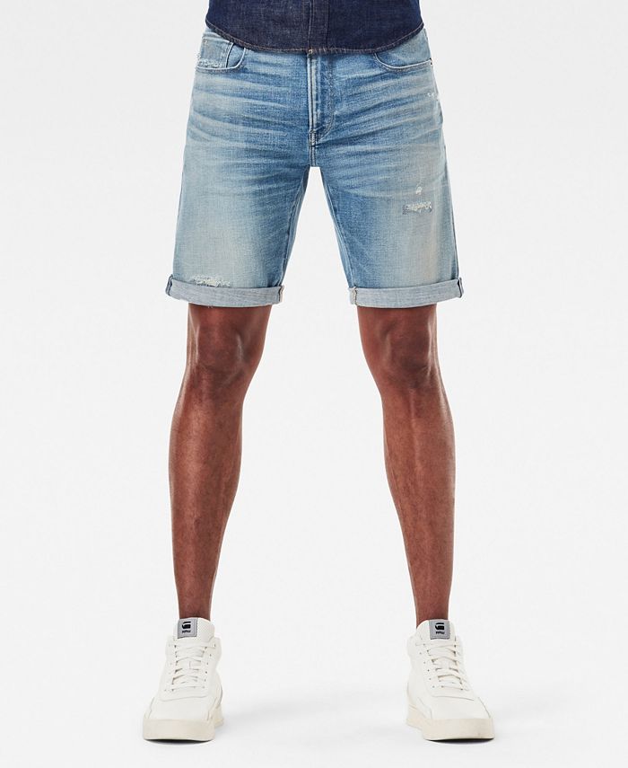 G-Star Raw Men's 3301 Slim Shorts - Macy's