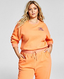 Trendy Plus Size Graphic Sweatshirt, Created for Macy's