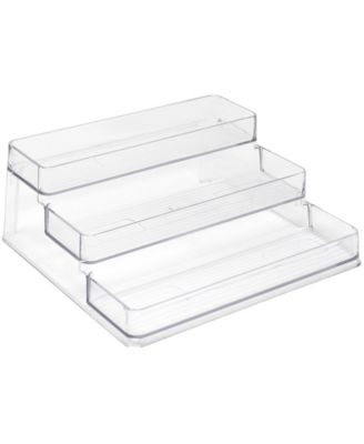 2 Pack 3-Tier Spice Rack Organizers - Clear Organizers for Pantry, Kitchen & More
