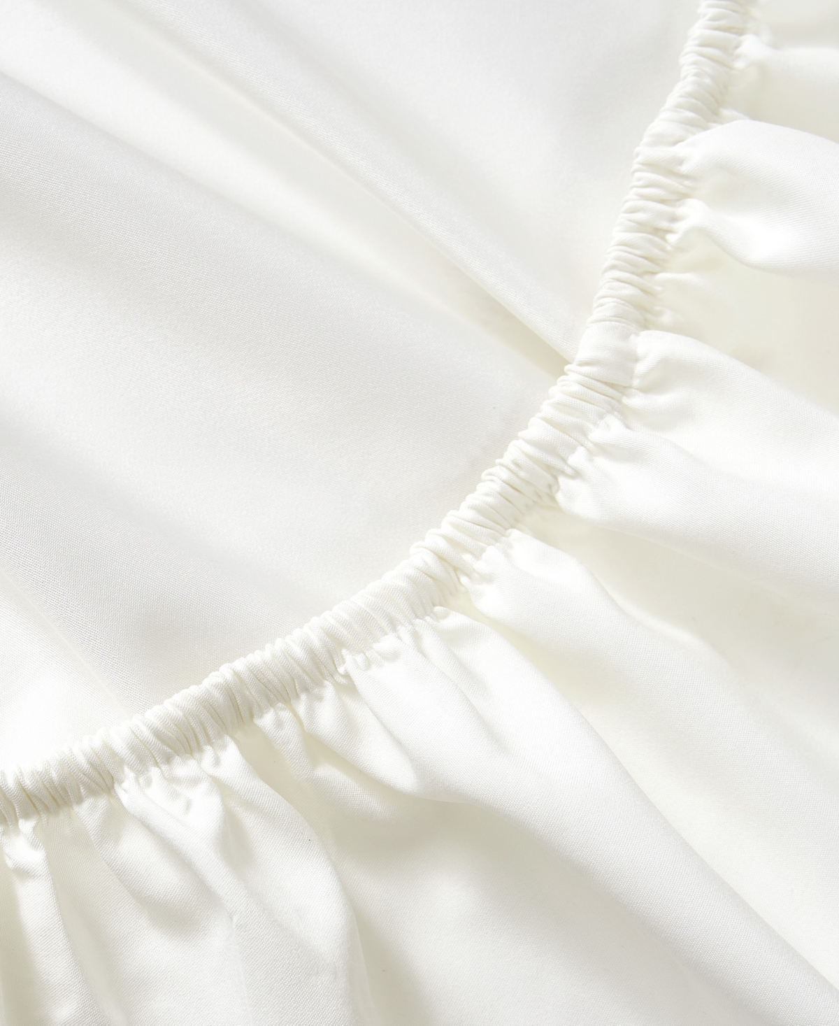 Nautica Solid Cotton Rich Blend Fitted Sheet, Twin Xl In White