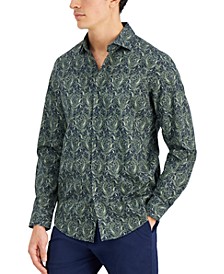 Men's Regular-Fit Paisley Shirt, Created for Macy's 
