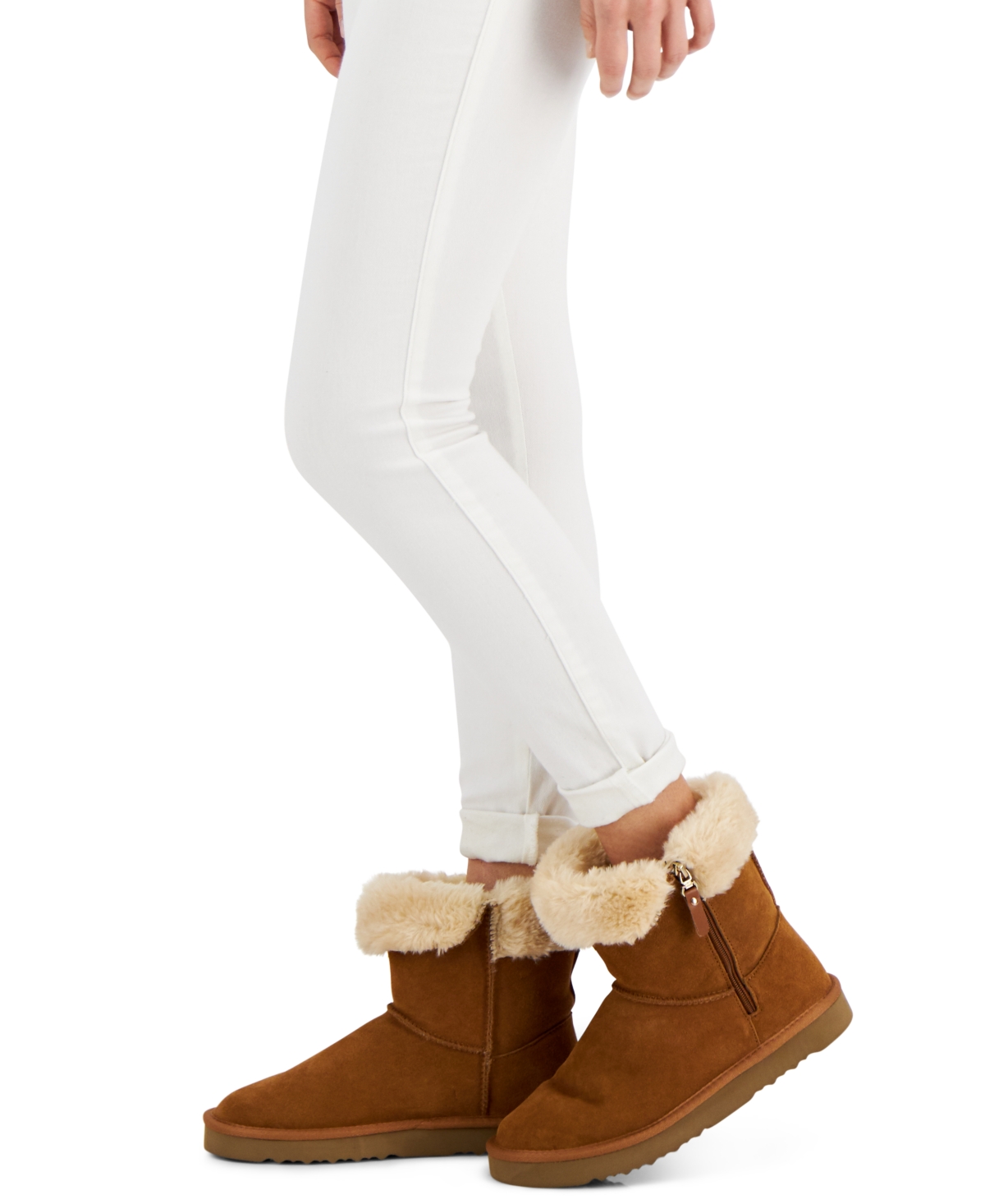Shop Style & Co Women's Maevee Winter Booties, Created For Macy's In Leopard
