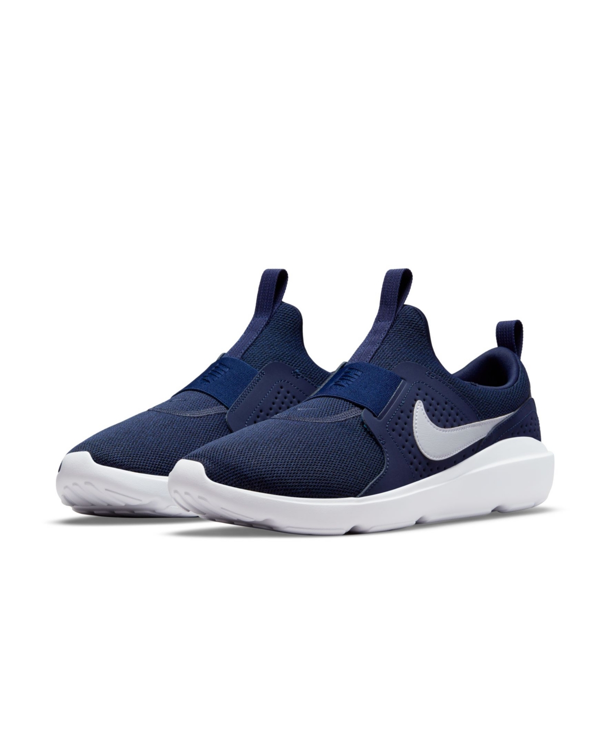 Nike Men's Ad Comfort Slipon Casual Sneakers From Finish Line In Midnight Navy/white ModeSens