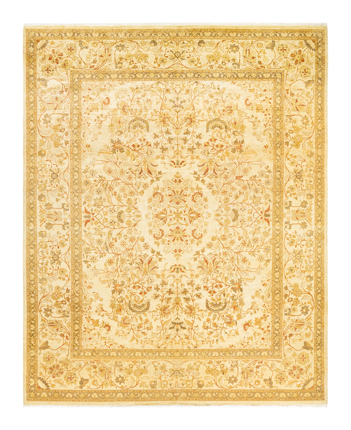Closeout! Adorn Hand Woven Rugs Mogul M1462 8'1in x 10'3in Area Rug - Ivory