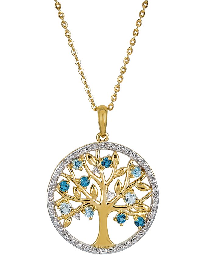 Macy's tree of life best sale necklace