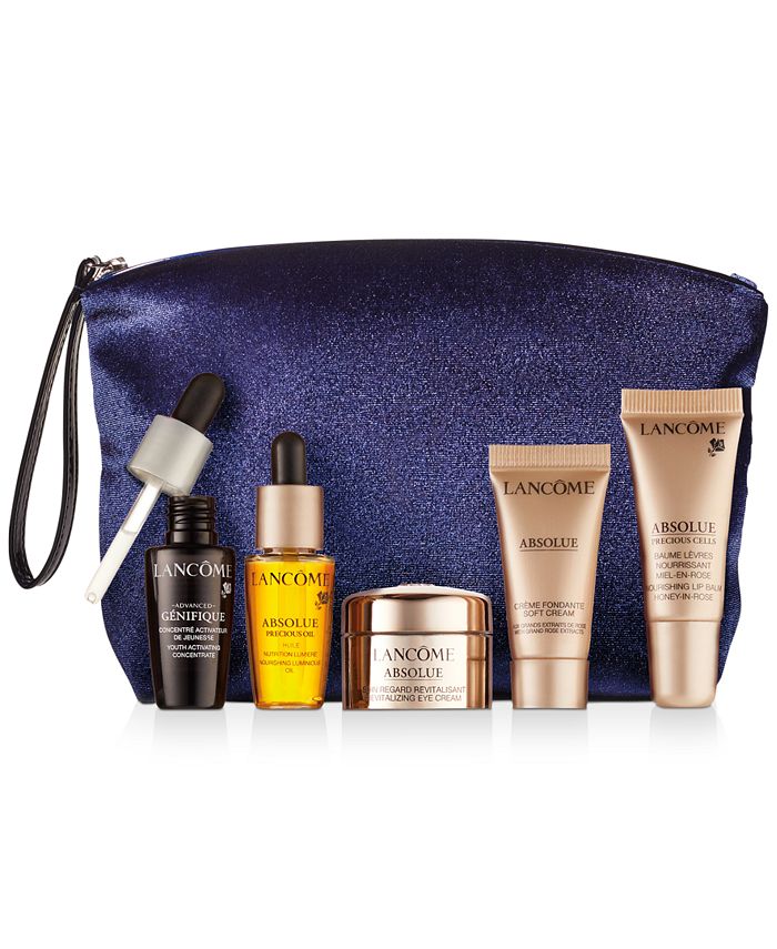 Lancôme FREE 6pc gift with any 50 Lancôme purchase. Gift valued at