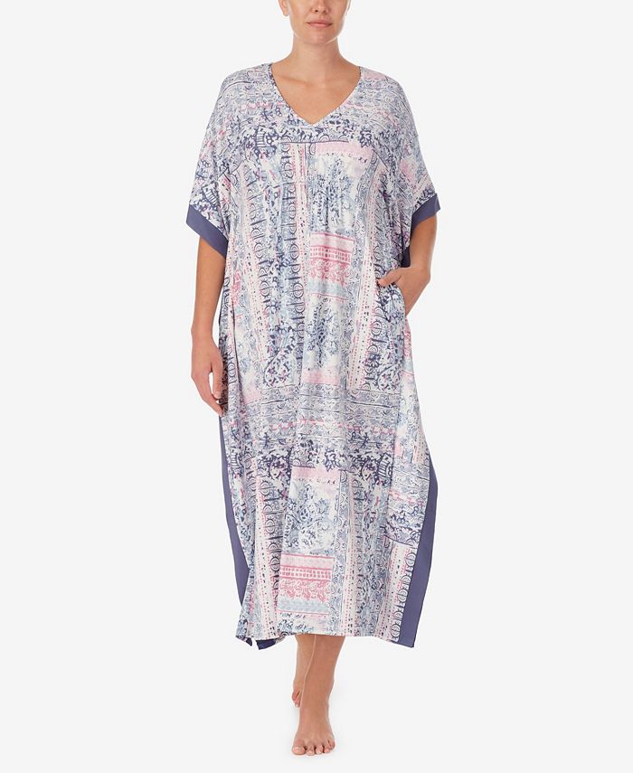 Ellen Tracy Women s Long Patchwork Caftan Macy s