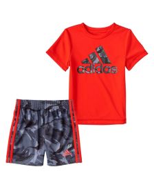 Baby Boys Action-Camo T-shirt and Shorts Set, 2 Piece