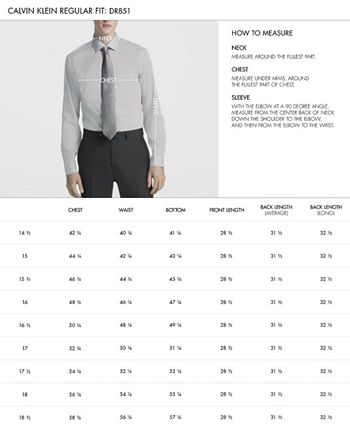 Resten Saml op Jabeth Wilson Calvin Klein Men's STEEL Classic-Fit Non-Iron Performance Herringbone Dress  Shirt - Macy's