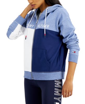 tommy hilfiger pink hoodie women's