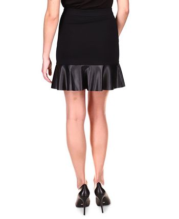 Michael Kors Women's Mixed-Media Flare Skirt & Reviews - Skirts - Women -  Macy's