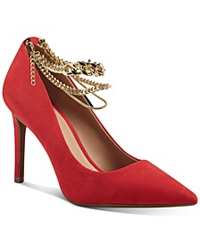 Women's Sadelle Chain-Detail Pumps, Created for Macy's