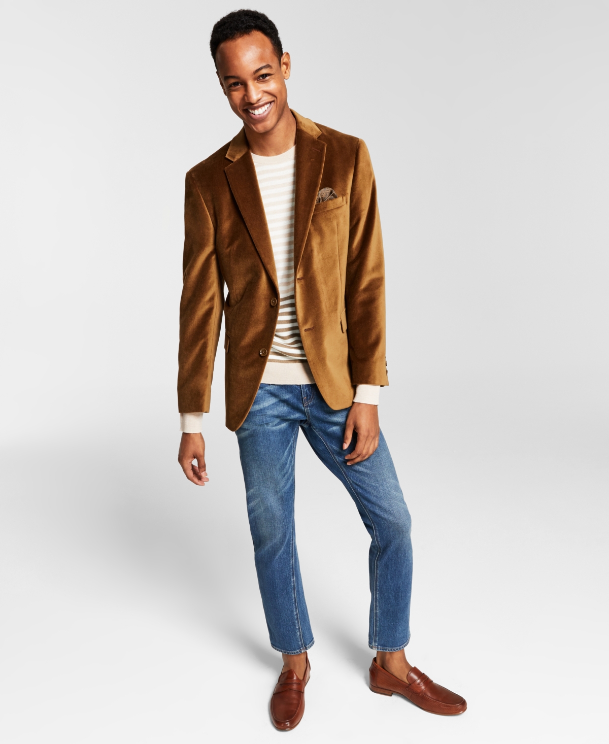 Alfani velvet blazer discount