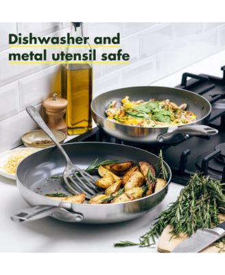 Chatham Stainless Ceramic Nonstick 2-Pc. Frypan Set