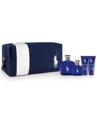 polo blue perfume set