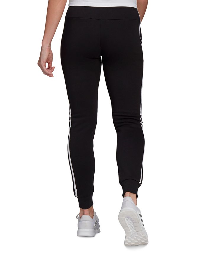 adidas Women's 3-Stripe Cotton Fleece Sweatpant Jogger & Reviews ...