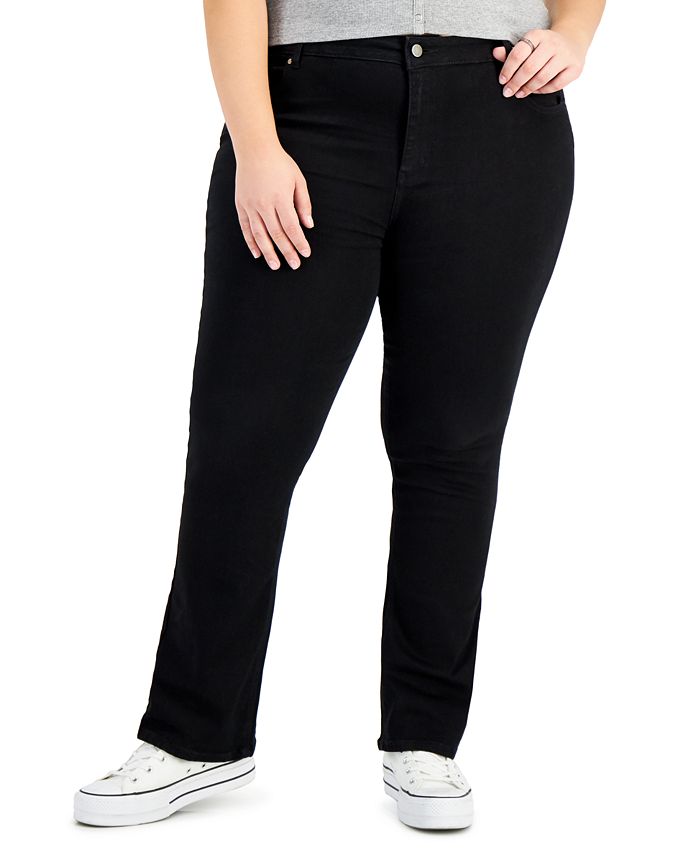 Tinseltown Trendy Plus Size Slim Bootcut Jeans - Macy's