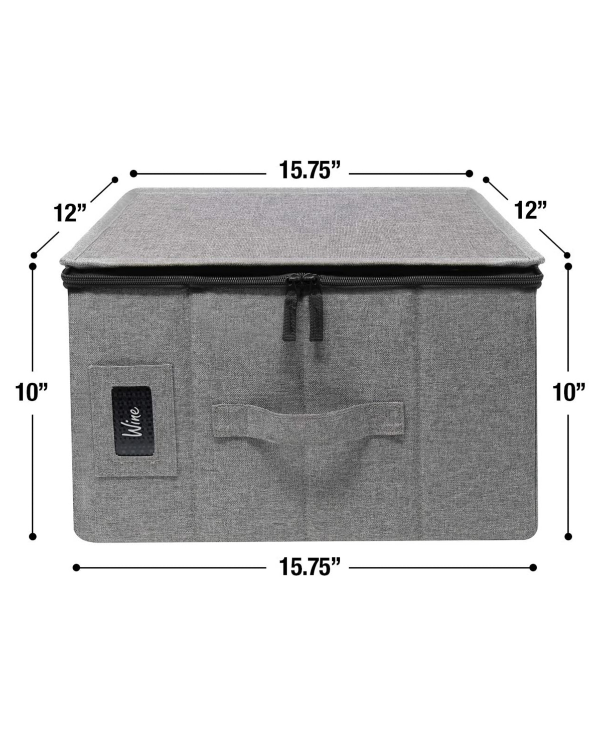 Sorbus Wine Glasses Storage Box