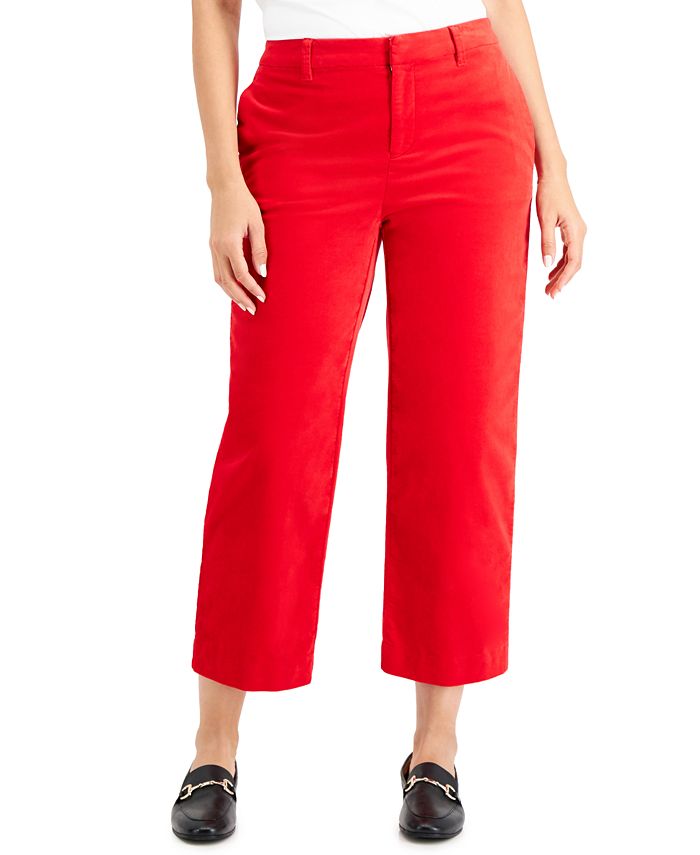 Macy's charter top club ankle pants