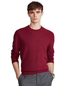 Men's Cotton Textured Crewneck Sweater
