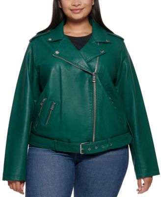 plus size green jacket