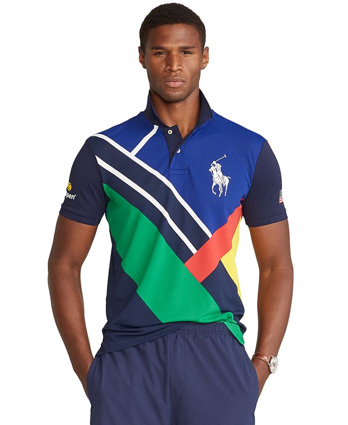 Polo Ralph Lauren Men's US Open Ballperson Custom Slim Fit Polo Shirt ...