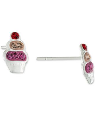 Giani Bernini - Cubic Zirconia Sundae Stud Earrings in Sterling Silver