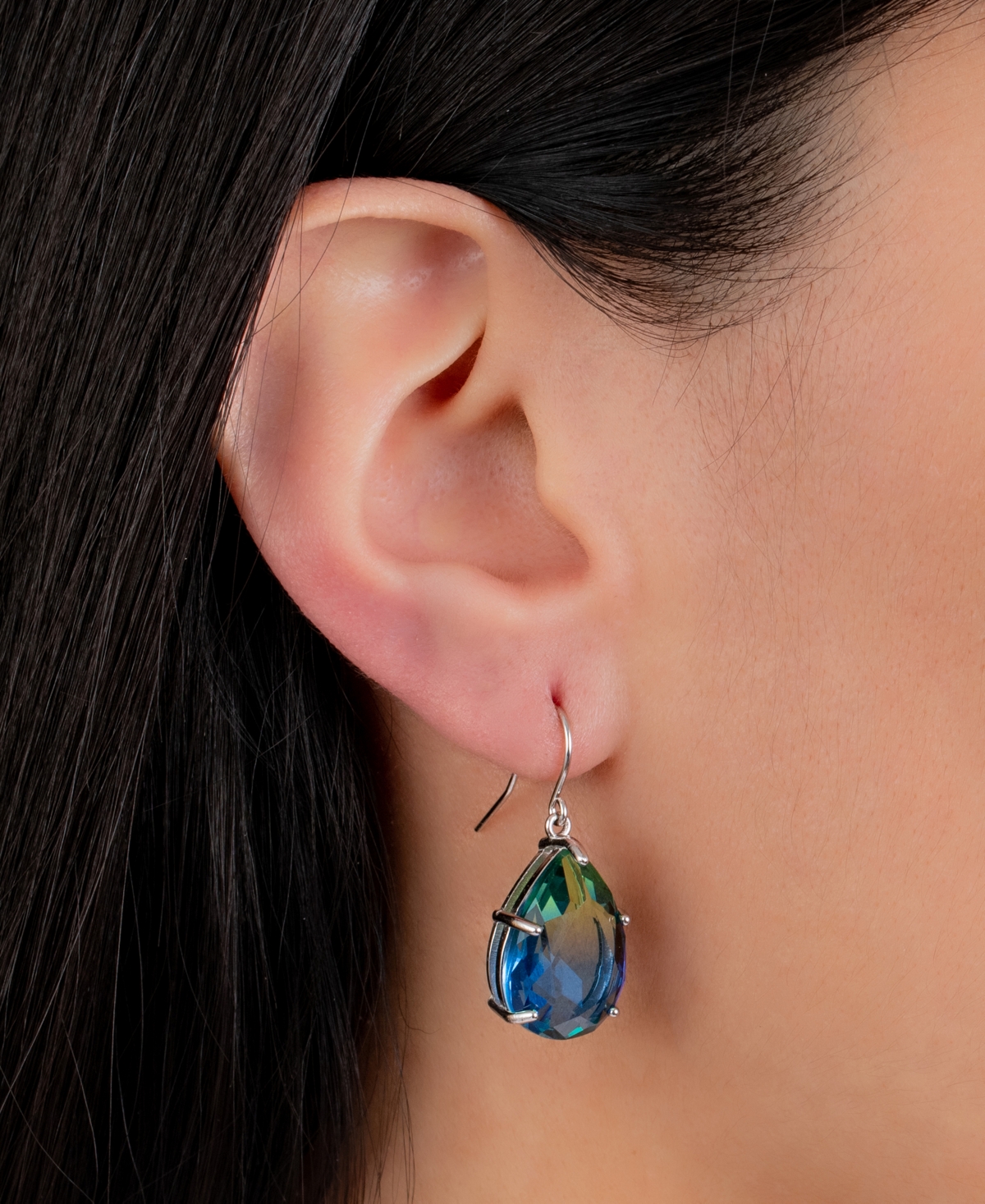 Giani Bernini Color Crystal Drop Earrings  Created for Macy's - Sterling Silver