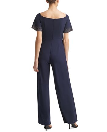 Calvin klein cold shoulder jumpsuit sale