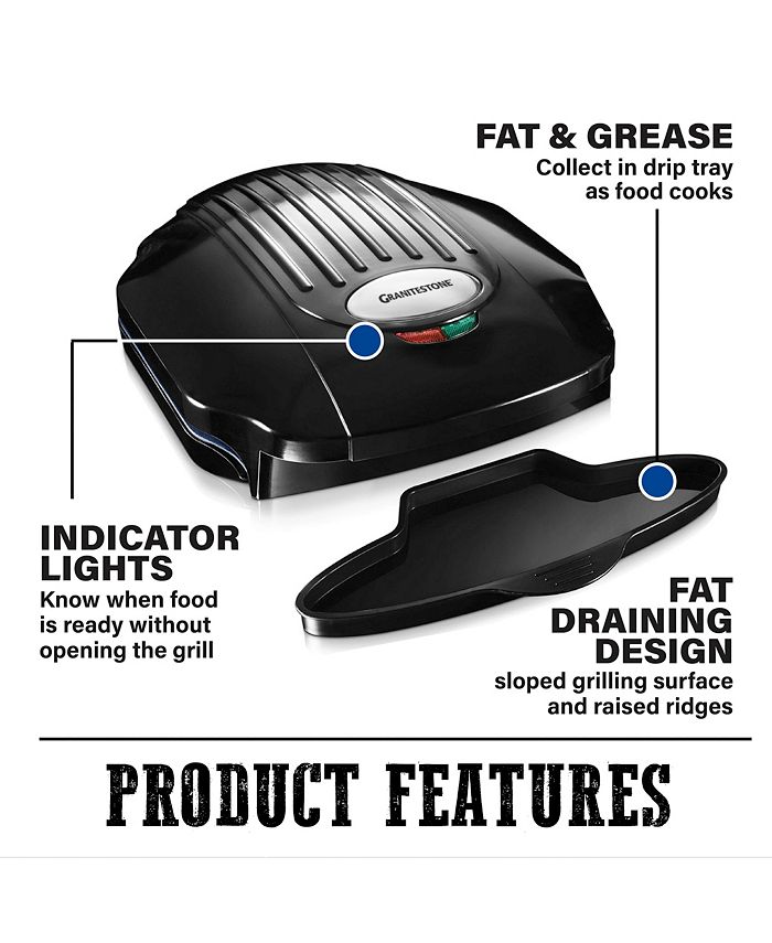 Granite Stone Diamond UltraDurable Nonstick Diamond Infused Low Fat