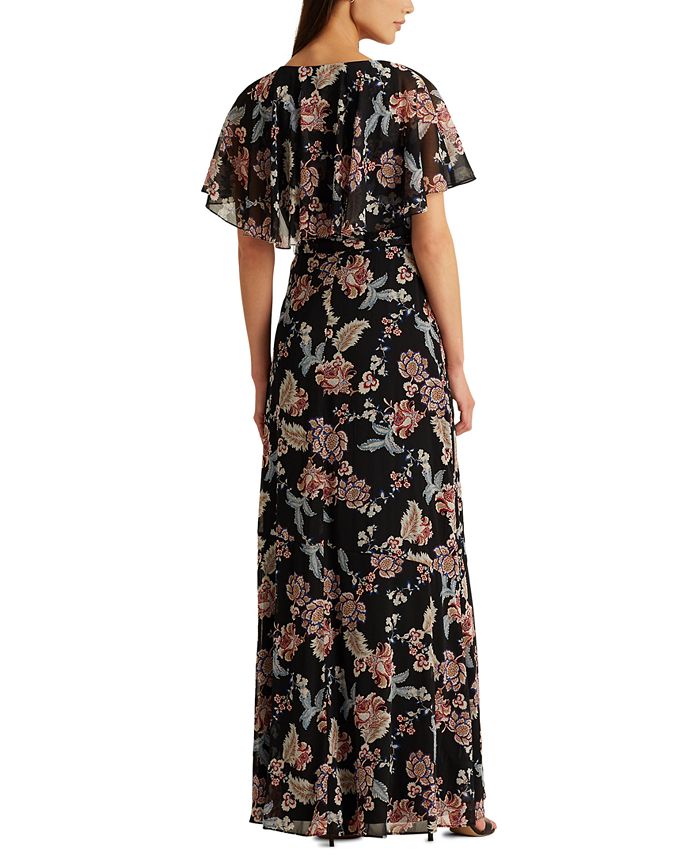 ralph lauren floral gown