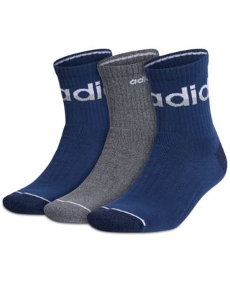 adidas 3 pack sport quarter socks