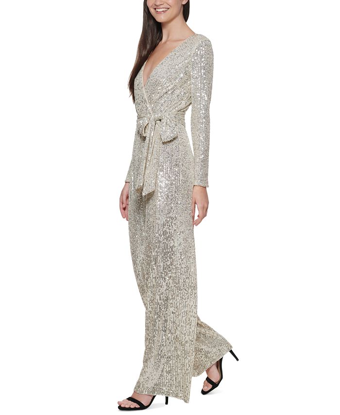 Eliza J Sequin Jumpsuit Macy's
