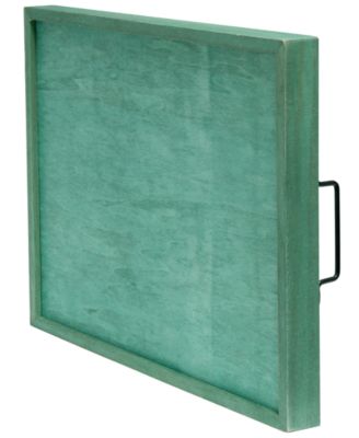 Decorative Wood Serving Tray with Handles